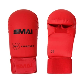 Перчатки для карате с лицензией WKF SMAI красные M
