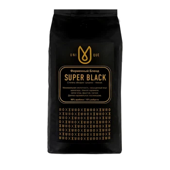 Кофе Super Black в зёрнах 1 кг