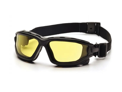 Баллистические защитные очки с уплотнителем Pyramex i-Force XL (Anti-Fog) (amber) желтые