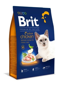 Сухой корм Brit Premium by Nature Cat Indoor для котов, живущих в помещении 8 кг