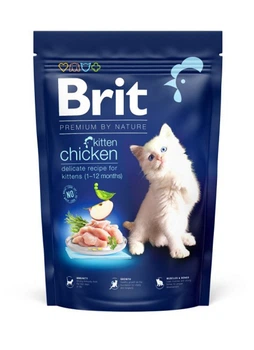 Сухий корм Brit Premium by Nature Cat Kitten для кошенят з куркою 1.5 кг