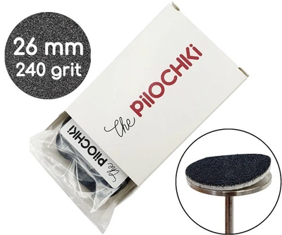Сменные файлы для подо-диска ThePilochki 26 мм 240 грит с мягкой прослойкой Черные 50 шт (00087)