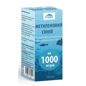 Метиленовий синій Flipper 100 мл - проти грибкових захворювань акваріумних риб