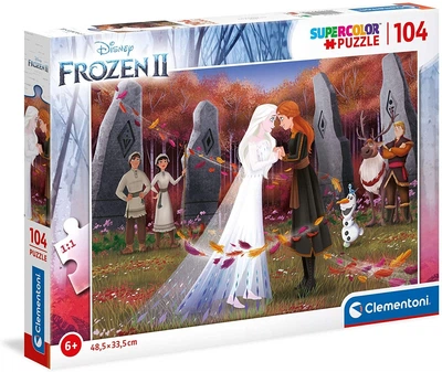 Пазл Clementoni Supercolor Puzzle Frozen 2 Холодное сердце 2- 104 шт. (25719)