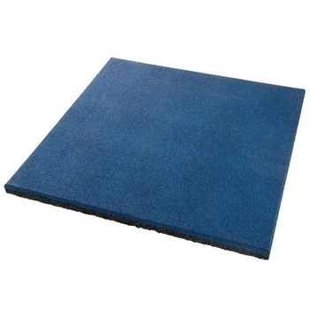 Резиновая плитка 500х500х20 мм (синяя) PuzzleGym
