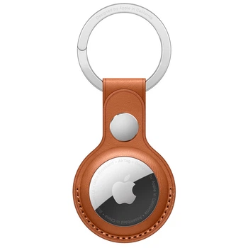 Чехол для Apple AirTag - Leather Key Ring (Saddle Brown) HC [59563]