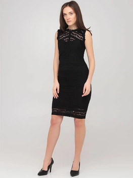 Кэжуал платье однотонное Lipsy L67-253-159 L (50099L) Черный