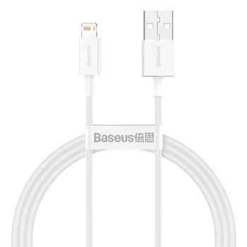 USB кабель для iPhone с разъемом Lightning BASEUS Superior Series Fast Charging Data Cable (1M, 2.4A). White
