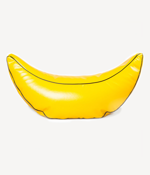 Крісло мішок Банан BANANA-61 BIG YETI Кожзам преміум жовтий BIG (B61)