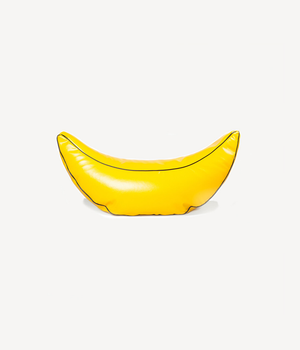 Крісло мішок Банан BANANA-57 BIG YETI Кожзам преміум жовтий L (B57)