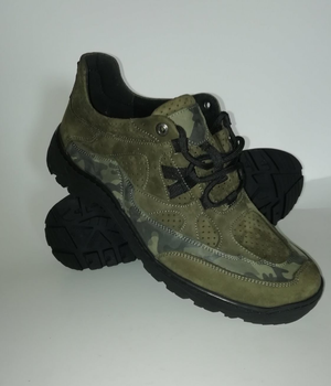 Тактичні камуфляжні кросівки під форму для ЗСУ олива 45 30 см (11110789)