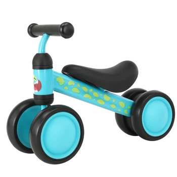 Беговел четырехколесный TILLY Goody T-212525 Monster Голубой со стальной конструкцией и EVA колесами 15 см