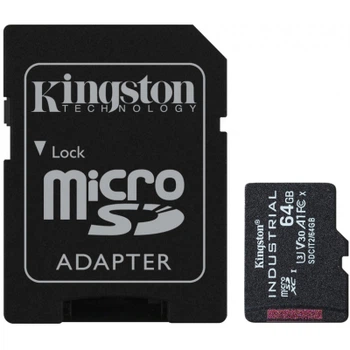 Карта пам'яті Kingston 64gb microSDXC class 10 uhs-i v30 a1 (sdcit2/64gb)