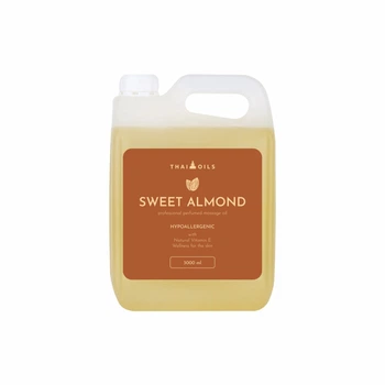 Профессиональное кокосовое массажное масло «Thai Oils» «Sweet almond» 3000 ml