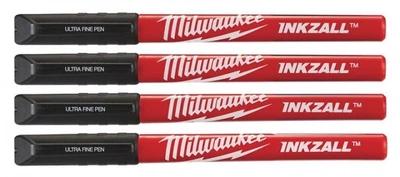 Набір маркерів із надтонким пером Milwaukee Fine Tip InkZAll 4 шт 48223164