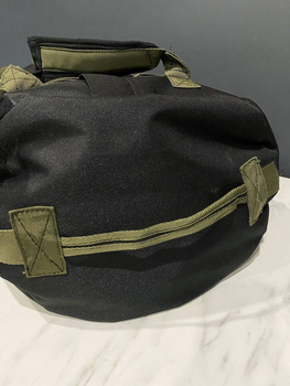 Тактическая сумка-рюкзак Colo 90 л Черный с хаки от 10 шт