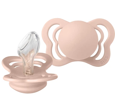 Пустушка силіконова BIBS Couture Blush 6 міс.+, розмір 2
