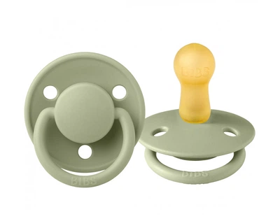 Пустушка латексна BIBS De Lux Latex Sage 6 міс.+ розмір 2