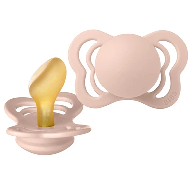 Пустушка латексна BIBS Couture Blush 6 міс.+, розмір 2