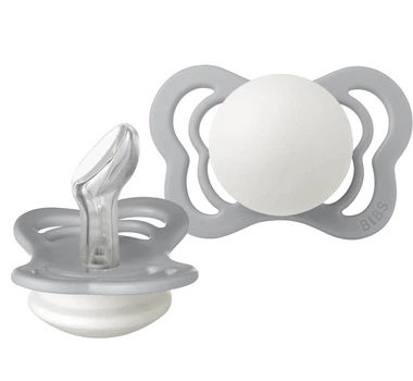 Пустушка силіконова BIBS Couture Cloud GLOW 0-6 міс., розмір 1