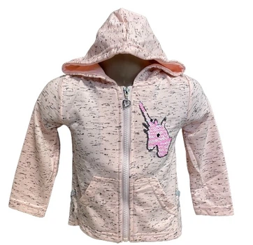 Детская кофта "Unicorn" для девочки Setty светло-розовая 2 года 92см