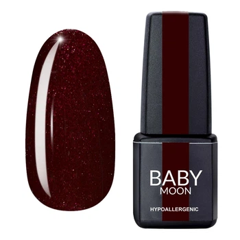 Гель лак Baby Moon Dance Diamond Gel polish №010 шоколадно-вишневий з дрібним шиммером 6 мл ( 5908254001635 )