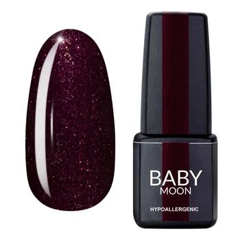 Гель лак Baby Moon Dance Diamond Gel polish №012 стигла вишня, шиммер 6 мл ( 5908254001659 )