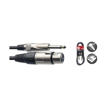 Микрофонный кабель Stagg SMC3XP Jack - XLR F 3 м Black