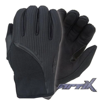 Зимові кевларові тактичні рукавички з захистом від порізів Damascus ARTIX™ - winter cut resistant w/ Kevlar®, Hydrofil & Thinsulate® insulation DZ-10 Large, Чорний