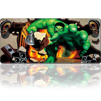Геймерский коврик, игровая поверхность Primo Hulk Singer 40х90см Primo зеленый|черный
