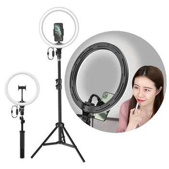 Штатив с подсветкой Baseus "Набор блогера" Live Stream Holder-Floor Stand 12-inch, Black (CRZB12-B01)