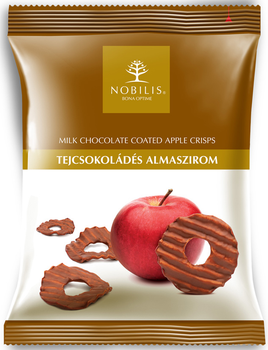 Конфеты Nobilis яблочные чипсы в молочном шоколаде Barry Callebaut 50г ( 5997690710126)