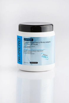 Маска Brelil Professional Numero Elasticizing Mask для вьющихся волос с оливковым маслом 1000 мл (8011935075102)