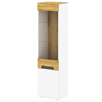 Витрина правая в гостиную из ДСП и МДФ Onyx H2 Blonski