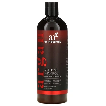 Шампунь при псориазе и себорейном дерматите Scalp 18 Shampoo, Coal Tar Formula "Artnaturals" 473 мл