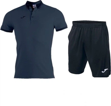 Комплект летний Joma BALLI II (поло + шорты) №9 синий S 100748.331_100438.100