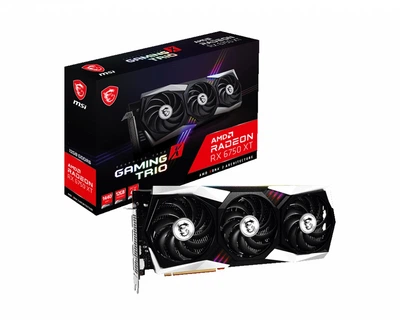 Видеокарта AMD Radeon RX 6750 XT 12GB GDDR6 Gaming X TRIO MSI (Radeon RX 6750 XT Gaming X TRIO 12G)