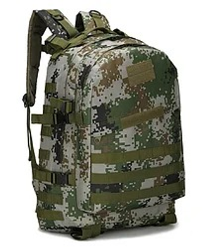 Городской тактический штурмовой военный рюкзак TacticBag на 35-40литров Зеленый пиксель (st2836)