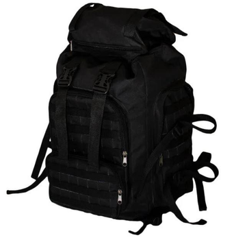 Тактичний рюкзак 159-01 65 л, чорний