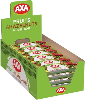 Упаковка батончиков АХА зерновой с фруктами и орехами 24 шт x 23 г (4820008125682_4820008125712)