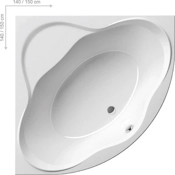 Ванна акриловая Ravak New Day 140x140 C651000000