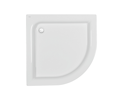 Standard Plus Поддон полукруглый 90x90 см, глубина 9 см, выпуск 52 мм, с интегрированной панелью