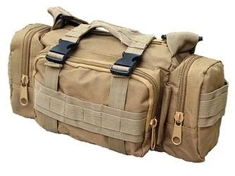 Тактическая универсальная поясная, наплечная сумочка TacticBag Кайот (st2841)