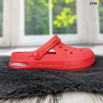 Сабо крокси жіночі Dago Style 424 червоні на балоні 36 р (23 см) 2794