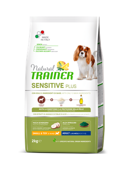 Сухий корм Trainer Natural Sensitive Adult Small & Toy Horse з кониною для собак малих порід 2 кг (8059149252582)