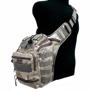 Армейская сумка тактическая 25x20x11 см камуфляжная 50438