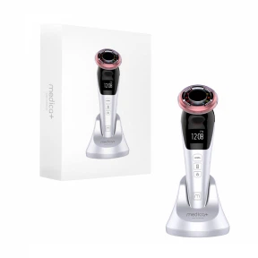 RF Ліфтинг масажер для обличчя MEDICA+ SKIN LIFTING 7.0 (EMS+LED) гарантія 1 рік WHITE