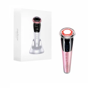 RF Ліфтінг масажер для обличчя MEDICA+ SKIN LIFTING 7.0 (EMS+LED) гарантія 1 рік PINK