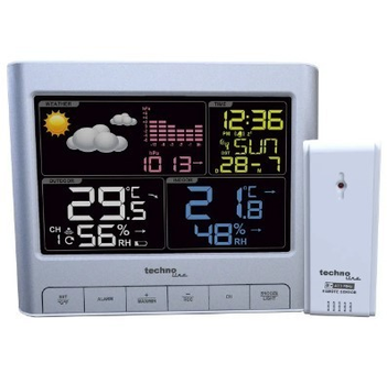 Домашняя погодная станция Метеостанция цифровая Technoline WS6449 Silver (WS6449)
