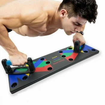 Дошка для віджимань з упорами різним хватом Push Up Rack Board 1537PURTRNJR (IS33)